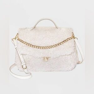 Faux Fur Sherpa Crossbody | A New Day